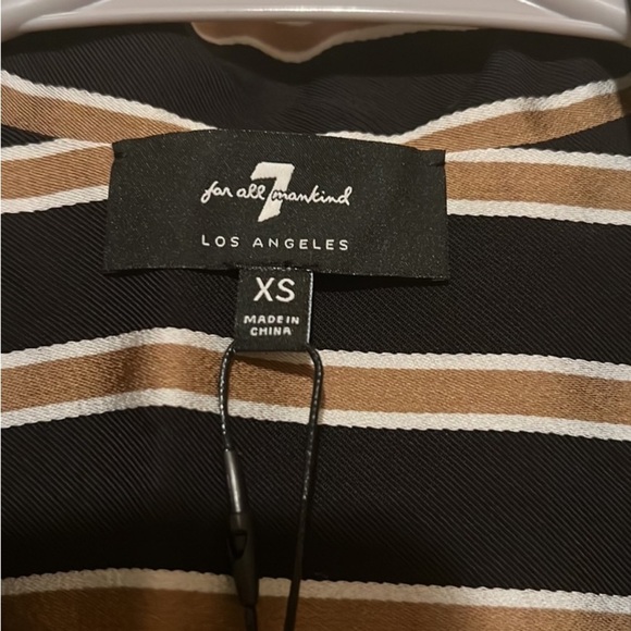 7 FOR ALL MAN KIND XS Shirtdress NWT! - Picture 4 of 5